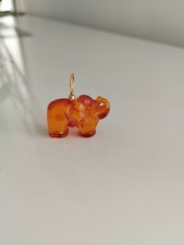 Bernstein und gold anhänger - bernstein,
