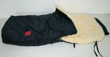 Kaiser Fußsack "Paat", echtes Lammfell Medizin (keine Lammwolle), marine