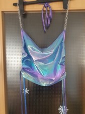 Shein Glitzertop mit Bändern