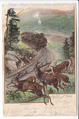 Litho gruss aus dem - aus,