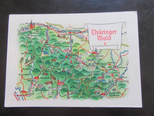 Thüringer wald - ak,