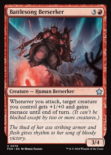 Mtg battlesong berserker - [mtg],
