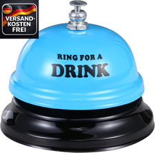 Tischglocke Edelstahl Metall