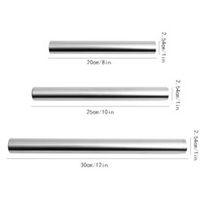 Edelstahl Teigausroller