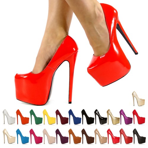 Damen plateau stiletto high - damen,