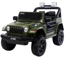 Jeep LT Off Road 4x4, 4 Motoren, Kinderauto Kinderfahrzeug Elektroauto Rot