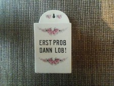 Sehr seltener alter Wandbehälter von Max Roesler für Probier-Löffel