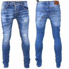 Herren Slim Fit Jeanshose