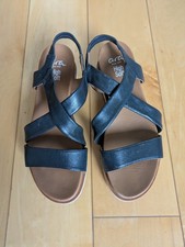Ara Sandalen Blau Leder High