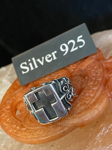 Massiver dicker silber kreuz - silber,