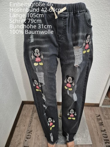 Mickey mouse glitzer jeanshose - mouse,