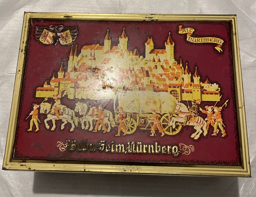 Blechdose lebkuchenkiste gebr - blechdose,