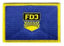 Flaggen Aufnäher Patch DDR -