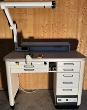 Freuding Einzeltisch mit F1 Lampe und Absaugmaul mit generalüberholter Absaugung