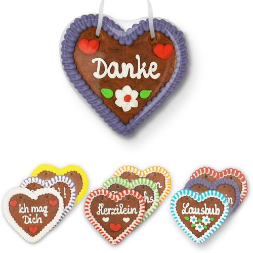 Lebkuchenherz 12cm - ,