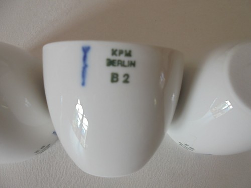 4er set vintage kpm berlin - vintage,