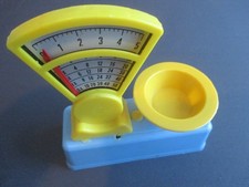 DDR-Spielzeug, originale Kaufmannsladen-Waage, funktioniert !!!