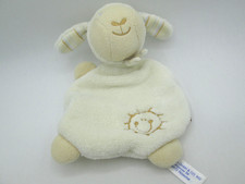 * Schmusetuch Schnuffeltuch - Fehn Schaf Lamm klein beige ca. 20cm