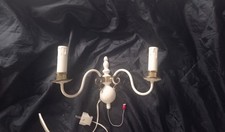 Vintage Wandlampe Zweiflammig