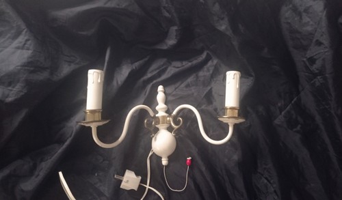 Vintage wandlampe zweiflammig - wandlampe,