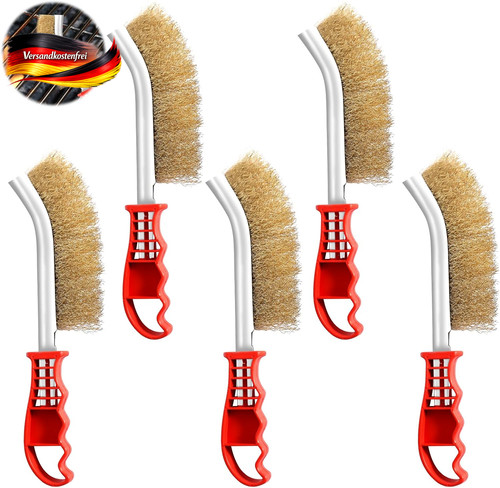 Messingbürste 5er set - messingbürste,