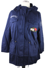 Sheego Damen Parka Dunkelblau