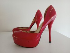 Highheels Rot Gr. 38 Getragen