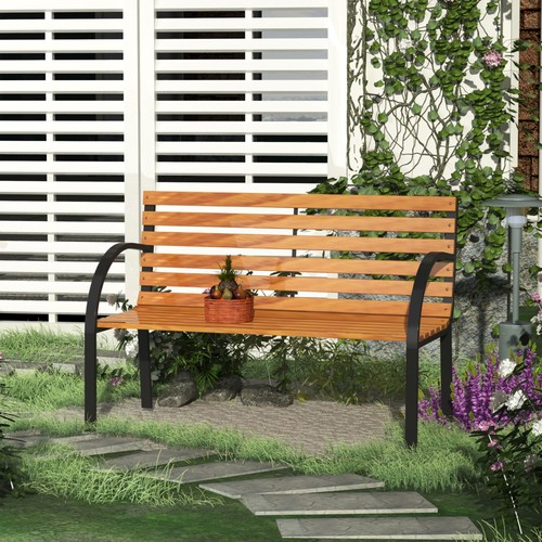 Outsunny gartenbank sitzbank - gartenbank,