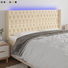 LED Kopfteil Bettrückwand Betthaupt Bettkopfteil für Bett Bettgestell Bettrahmen