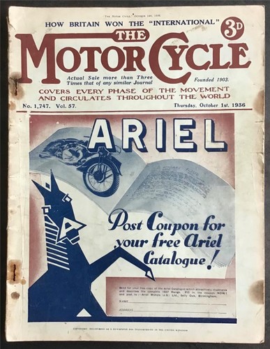 The motor cycle magazine oct - motor,