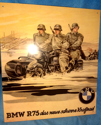 Blechschild motorrad bmw - motorrad,