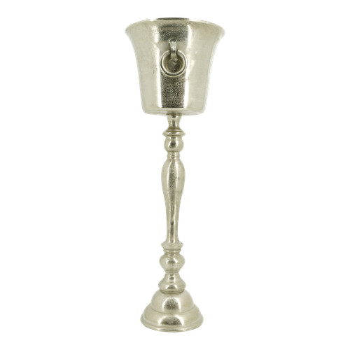 Weinkühler brush silber - silber, auf