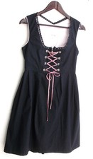 Damen Trachten Dirndl ärmellos schwarz Gr. 36 v. Oscar Trachten