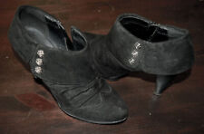 Damen Stiefeletten Stiefel Schuhe schwarz oft getragen Sammler Liebhaber Gr. 39