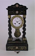 - schöne Biedermeier  Kaminuhr - Säulenuhr - 48cm