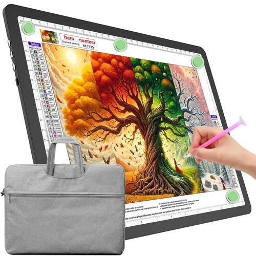 Leuchttisch mit tasche für - leuchttisch,