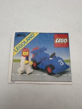 LEGO ® Bauanleitung Legoland Town 6605 Rennwagen Instruction ungelocht 298