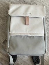 Rucksack Damen  Kapten & Son Weiss Grau NEU  Laptop Fach