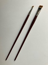 rotmarder Pinsel  von  „da vinci  Serie 1810, Größe Nr 12 und 16, gebraucht.