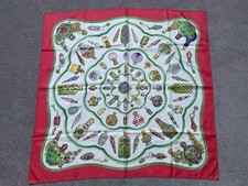 HERMÈS Paris Seidentuch 90 Cm