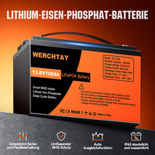 12V 100Ah LiFePO4 Lithium