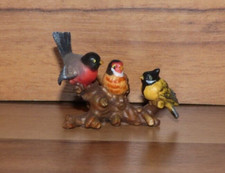 Krippenfigur Vogel / Vögel auf Ast für 12cm Krippenset - Holz geschnitzt - Neu