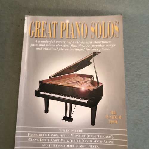 Songbook great piano solos the - great,