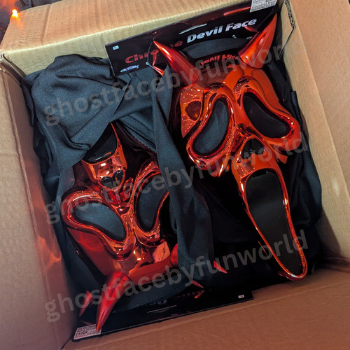 Ghost face chrome devil - ghost, mask