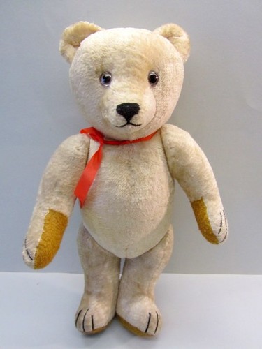 Alter weißer teddy - teddy, bär