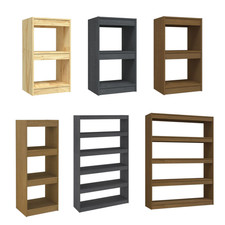 Bücherregal/Raumteiler Bücherschrank Aktenregal Schrank Regal Kiefer Massivholz