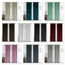 Samt Gardine Vorhang Abdunkelnd Blickdicht Ösen Kräusel, Gr. und Farbe wählbar