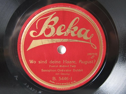 78rpm saxophon orchester - 78rpm,