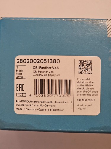 Vdo 2802002051380 fuel - 2802002051380,