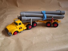 Matchbox Kingsize K-10 Rohrtransporter gelb, mit Fehlteilen